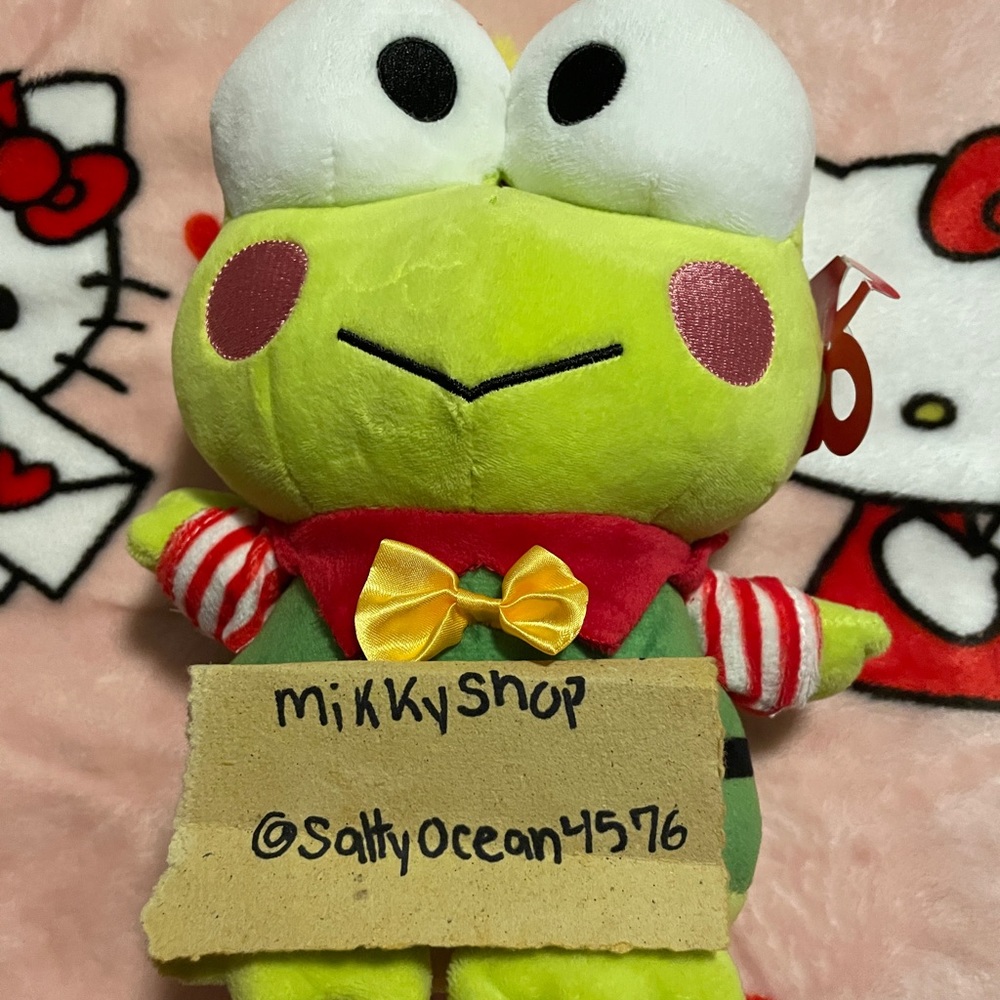 Hello kitty Keroppi Christmas plush
